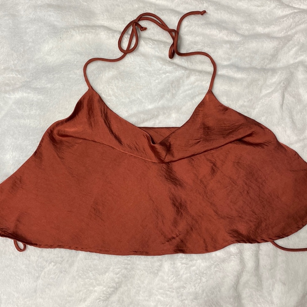 Wrap around crop top